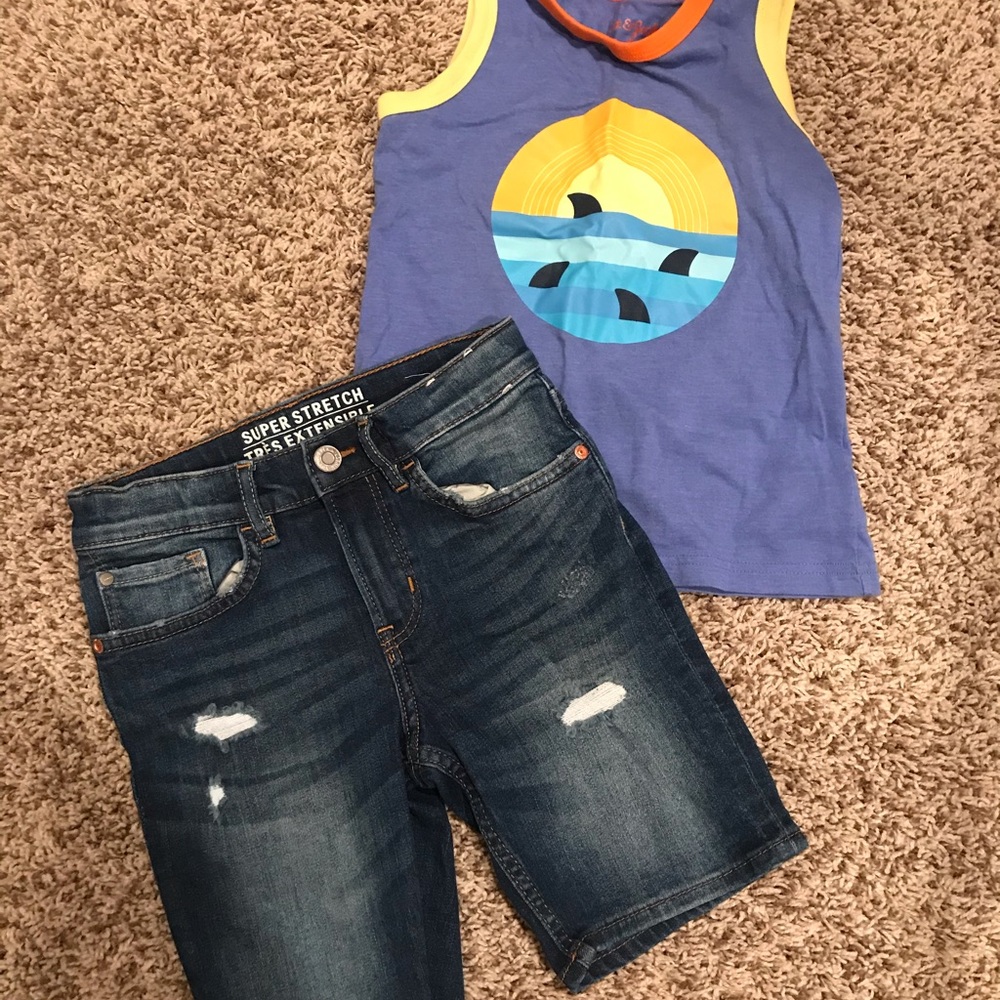 Shorts and Tank top